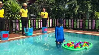 เรียนว่ายน้ำโรงเรียนอนุบาลธนามาศ