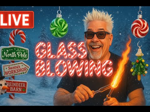 ⭐ LIVE Glassblowing — The Fiery Guy & the Molten Mob Are Heating Up!
