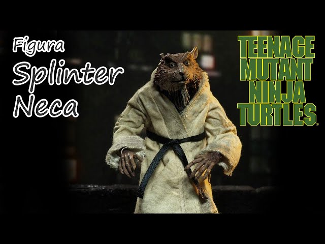 Vídeo relacionado con Teenage Mutant Ninja Turtles: Figura básica Original de Estrella de Cine Splinter de 4 Pulgadas