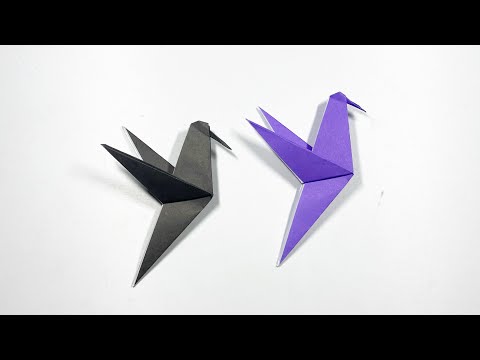 How To Make Origami Hummingbird | Easy Origami for Kids Hummingbird