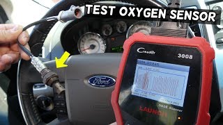 HOW TO TEST OXYGEN SENSOR demonstrated on FORD LINCOLN