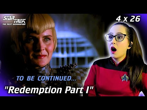 🖖Star Trek: The Next Generation 4x26 Redemption Part 1 REACTION