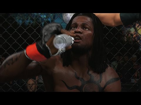 Moses Spammed With Combos! EA Sports UFC 2 Ultimate Team Gameplay