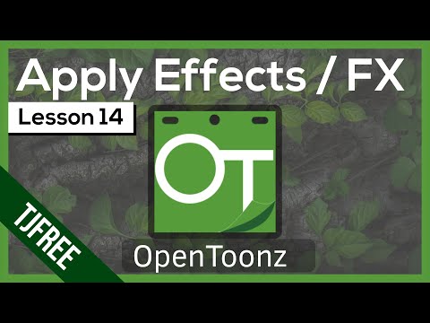 OpenToonz Lesson 14 - Effects Nodes and FX Schematic