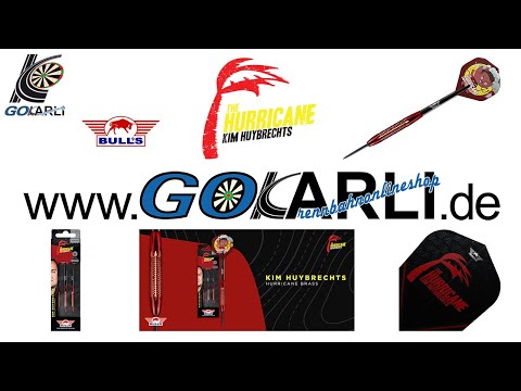 BULL'S NL Steel Darts Kim Huybrechts The Hurricane Brass Steeltip Darts Steeldart 21 g 2021