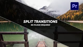 Make Split/Slice Transitions in Premiere Pro - NO PLUGINS