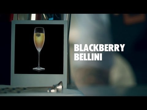BLACKBERRY BELLINI DRINK RECIPE - HOW TO MIX
