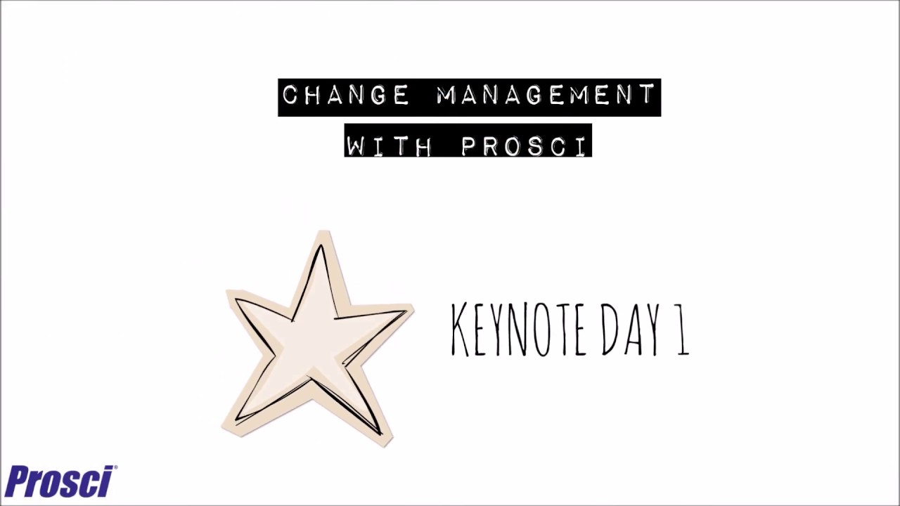 Prosci Change Management Certification Program - Day 1