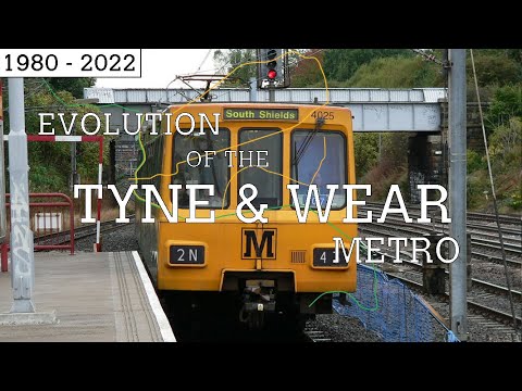 Evolution of the Tyne and Wear Metro | 1980 - 2022 - REUPLOAD