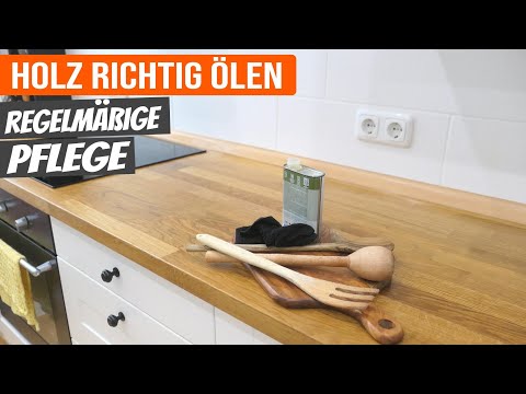 Holz richtig ölen // Regelmäßige Pflege