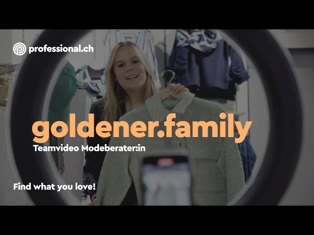 Vorstellungsvideo Detailhandelsfachfrau /-mann