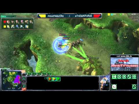 Starcraft II G91 mouzHasuObs(P) vs aTnDarKFoRcE(Z) Lost Temple ( HomeStoryCup II)