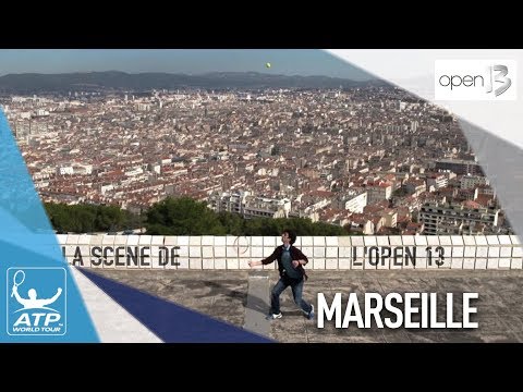 Теннис Unreal Trick Shot Tour Of Marseille 2018