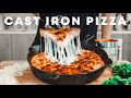Cheesy Cast Iron Pan Pizza