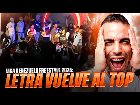 NUESTRO LETRA HA VUELTO AL MODO DIOS 🔅 VENEZUELA FREESTYLE LEAGUE 🇻🇪 NUEVA VS VIEJA ESCUELA Reacción