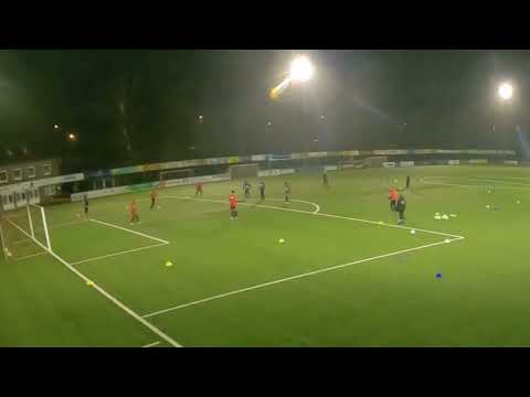 Fussballtraining: Spielform 4 plus 2 gegen 3