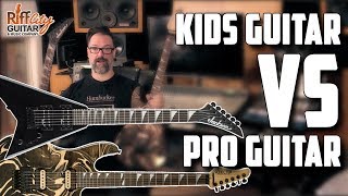Kids Guitar Vs Pro Guitar - The Affordable Guitar Studio Challenge
