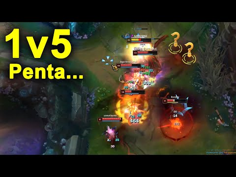Best 1v5 Pentakill Montage (Illaoi 1v5 pentakill, 1v5 outplays, 1v5 Save game...)
