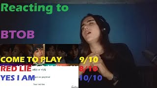 BTOB - Come To Play/Red Lie/Yes, I am[Rate the K - Kpop Reaction - E47]