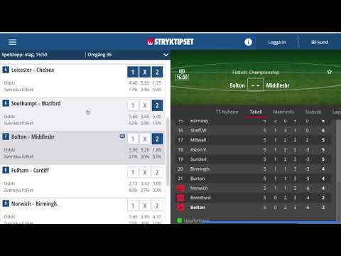 Stryktipset 9 september 2017 med Rikard och Micke