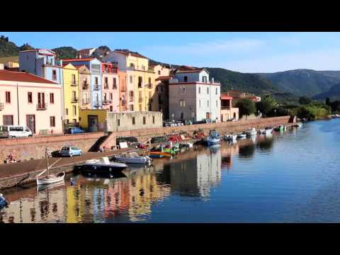 The colorful town of BOSA (Sardinia)  in 7 minutes