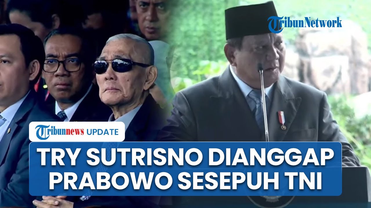 Sosok Try Sutrisno Wakil Presiden ke-6 RI di Indo Defence 2025, Prabowo: Salam Hormat Sesepuh TNI