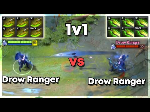 6x Swift Blink Drow Ranger vs 6x Ethereal Blade Drow Ranger | Level 30 Dota 2 1v1 | Who Will Win?