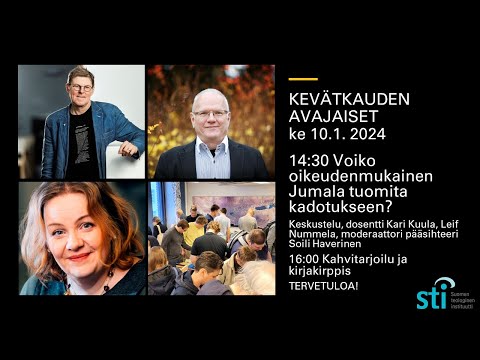 Voiko oikeudenmukainen Jumala tuomita kadotukseen? Keskustelu Kari Kuula & Leif Nummela 10.1.2024