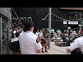 Brian Boru Irish Pipe Band Performing at Finnegans