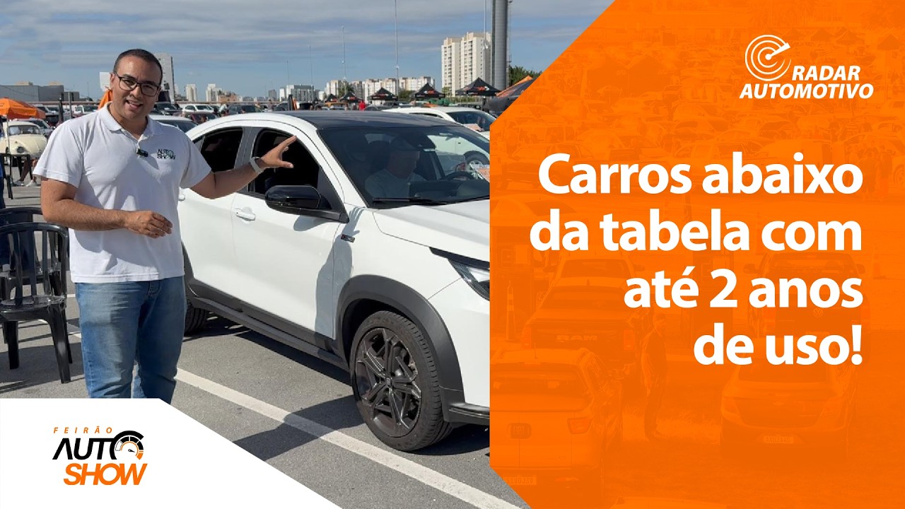 Carros abaixo da tabela