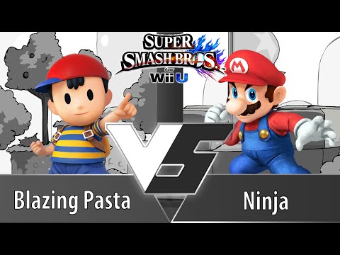 Smashadelphia - Blazing Pasta (Ness) vs Ninja (Mario) - Smash 4 Wii U