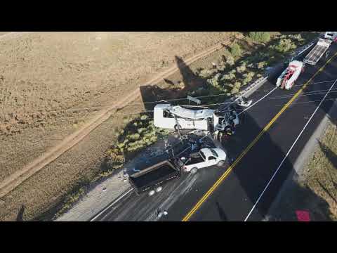 Drone video of deadly tour bus crash near Bryce Canyon National Park - KUTV 2NEWS Video