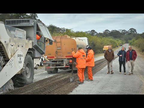 Está en marcha la repavimentación de la RP 5: mejor infraestructura para el desarrollo productivo y la seguridad vial