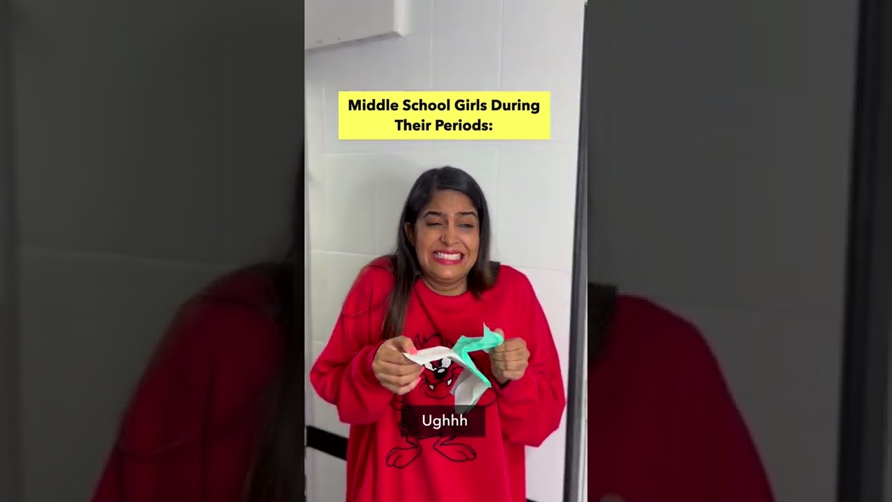 Girls During Periods: Middle School VS. High School | Anisha Dixit Shorts