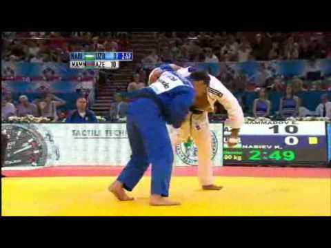 JUDO 2011 World Championships: Khurshid Nabiev (UZB) - Elkhan Mammadov (AZE)