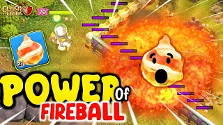 The POWER Of Fireball Ability 🤯 | Fireball Full Review - Clash Of Clans