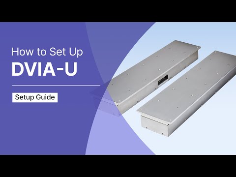 【Setup Guide】 How to set up DVIA-U