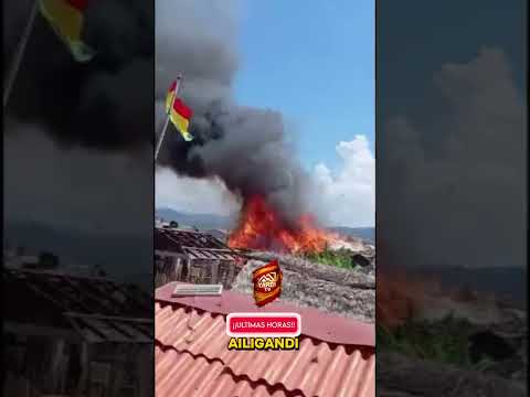 Incendio en la comunidad de AILIGANDI en la comarcavde Gunayala #gunayala #yargitv #panama