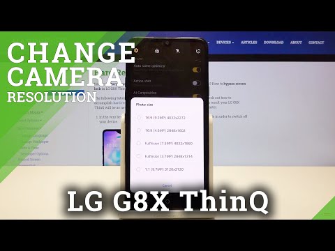 How to Change Photo Resolution in LG G8X ThinQ – Change Photo Size