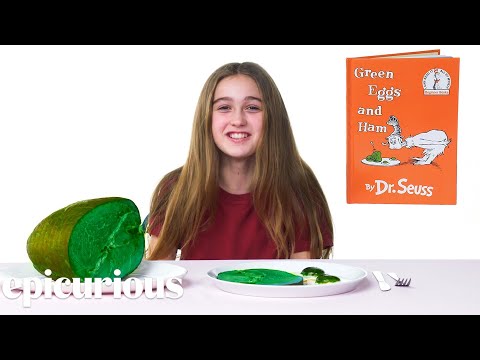 Kids Try Famous Foods From Children's Books Video