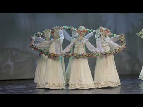 Хоровод "Цветы России", Театр танца "Снегири", г. Новосибирск