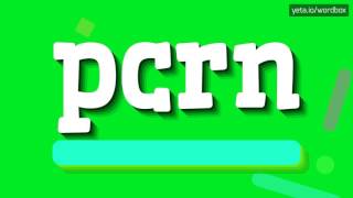 Download lagu PCRN - HOW TO PRONOUNCE IT!? mp3