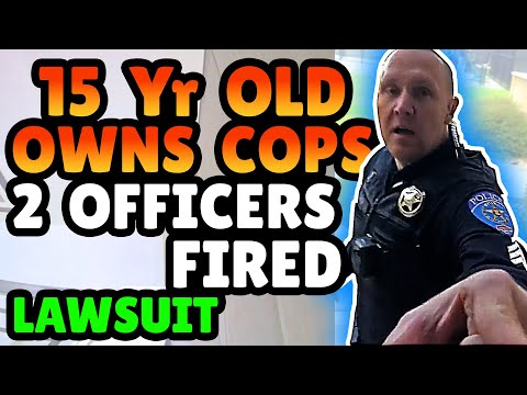 Cops Owned, Fired and Sued by 15yr Old