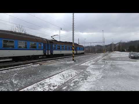 ČD 460 011/012 na Os 3215│Hranice na Moravě město│4.2.2023