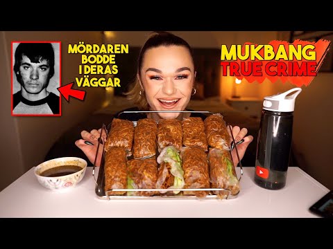 NUDEL-VÅRRULLAR | Mukbang + true crime