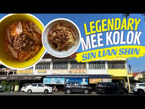 5-DECADES-OLD Mee Kolok Stall in Kuching!! Sarawak | Malaysia | Borneo Foodie | Sin Lian Shin