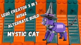 YouTube thumbnail: LEGO Creator 3 in 1 GWP Mystic Witch Alternate Build and Review! The Mystic Cat Model!