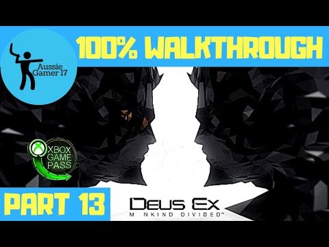 Deus Ex: Mankind Divided 100% Walkthrough Part 13 - Golem City (Part 1)