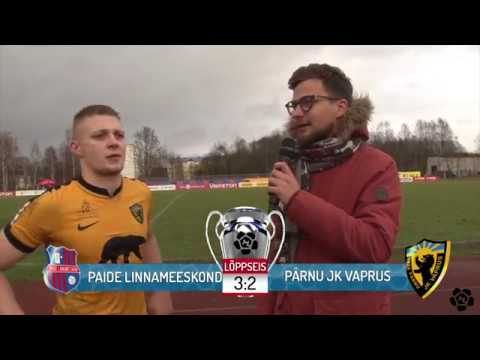 36. voor 2017: Paide Linnameeskond - Pärnu JK Vaprus 3:2 (1:1) Villota intervjuu