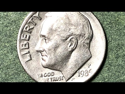 1985 Dime - Misplaced Mintmarks